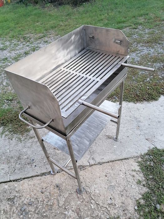 Solidny grill ze stali nierdzewnej kwasoodpornej