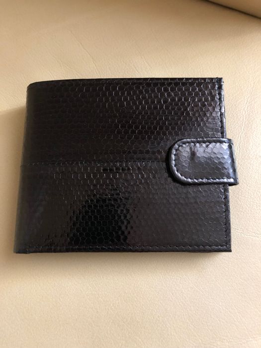 Чоловічий гаманець із змїної шкіри
