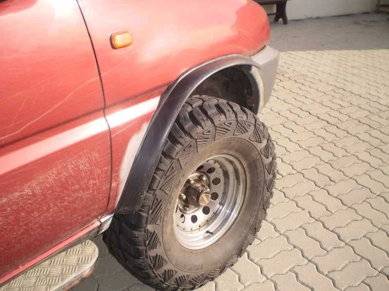 Abas universais laterais em borracha para 4x4