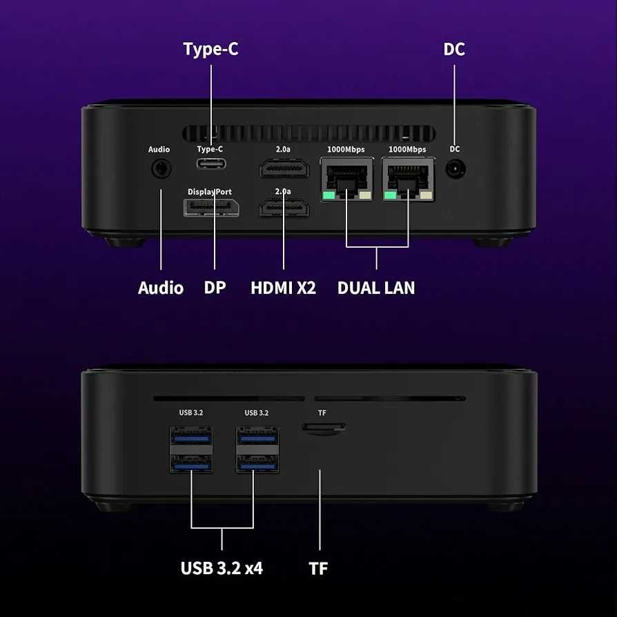 DreamQuest Mini PC z systemem Windows 11 Pro, Intel N100