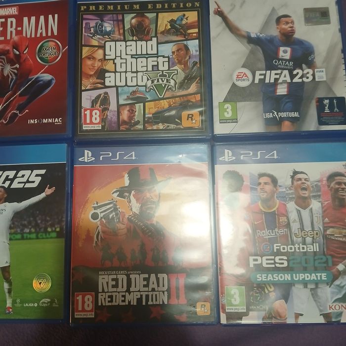 Playstation 4 , comando, e jogos