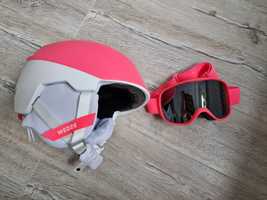Kask google S3 różowy narty snowboard rozmiar S wedze różowe