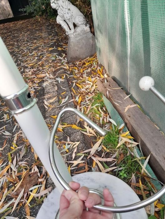 Wieszak na ubrania podstawa marmur