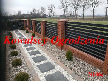 Nowoczesne Ogrodzenia Metalowe Bramy Balustrady Pod Wymiar z Montażem