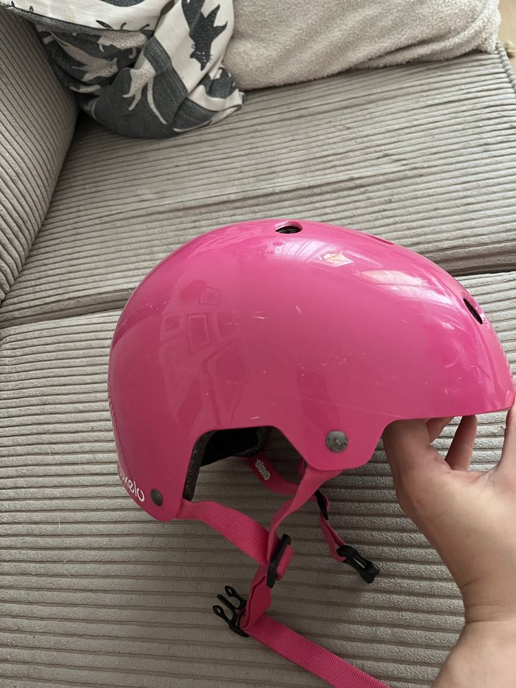 Kask oxelo decathlon różowy