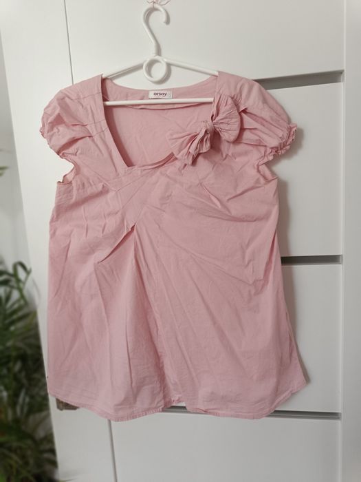 Elegancka bluzeczka ciążowa Orsay z krótkim rękawem r.38