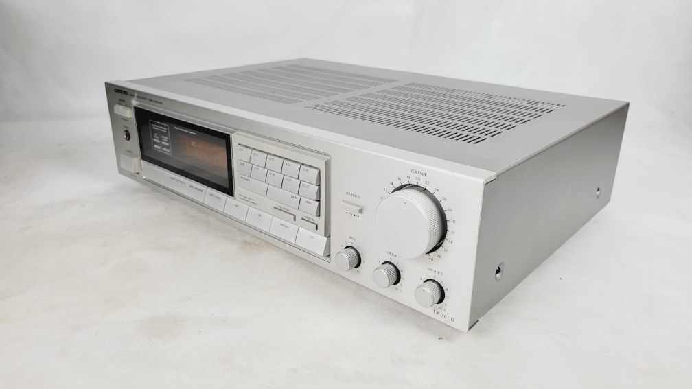 Onkyo TX 7900 Amplituner wzmacniacz srebrny Vintage Prosty Japan