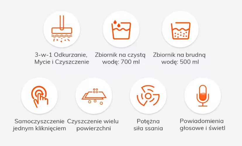 Odkurzacz pionowy bezprzewodowy iLife w90 mycie na mokro i sucho5500PA