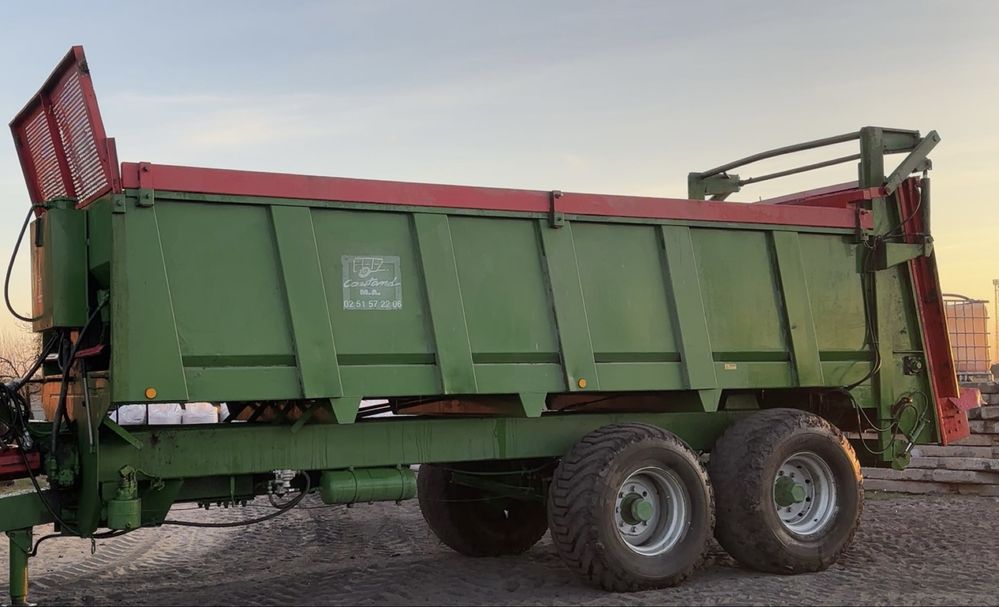 rozrzutnik obornika coutand 14ton tandem jeantil tebbe brochard fliegl