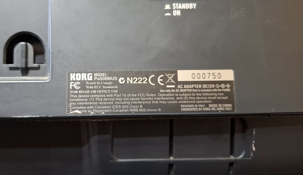 Синтезатор Korg PA500 Musikant