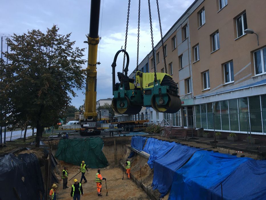 wynajem Walec budowlany drogowy wynajem wypożyczalnia