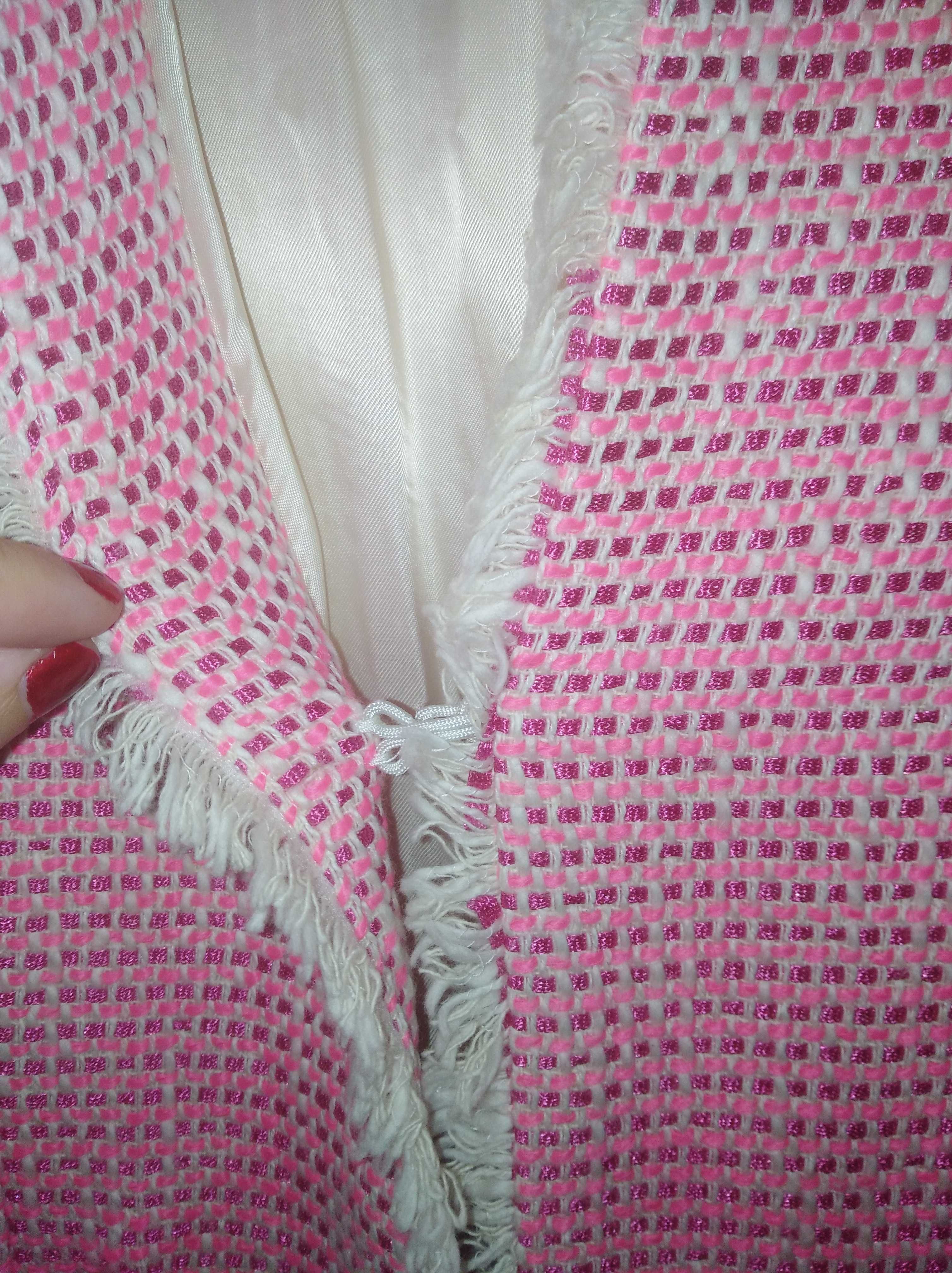 Casaco rosa tamanho 40 algodão LANIDOR