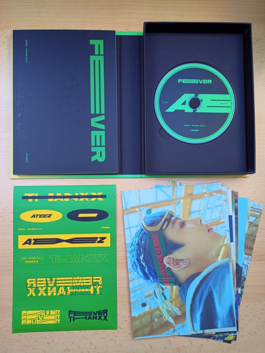 Album ATEEZ ZERO : FEVER Part.1 wersja THANXX k-pop kpop