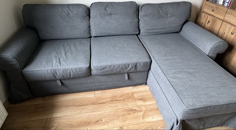 Sofa narożna z pojemnikiem ikea