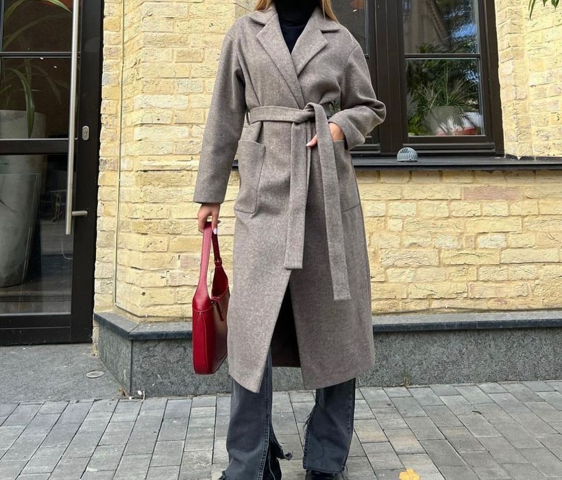 Пальто жіноче капучіно