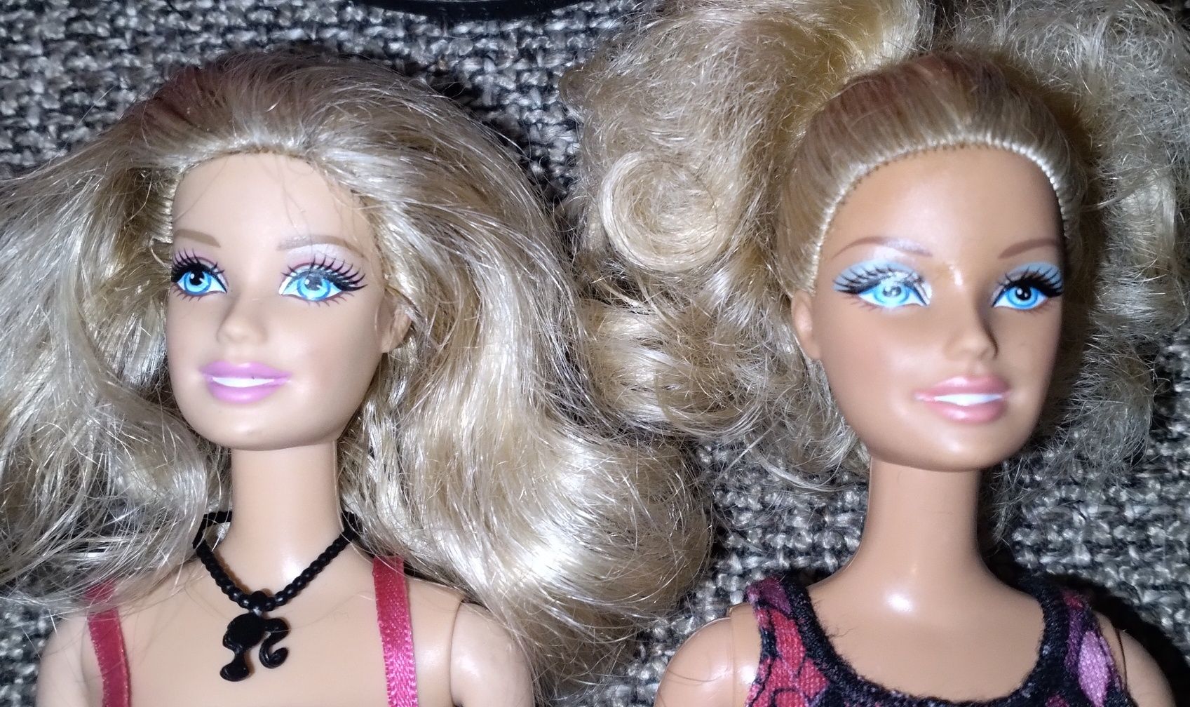 Barbies com carro e acessórios