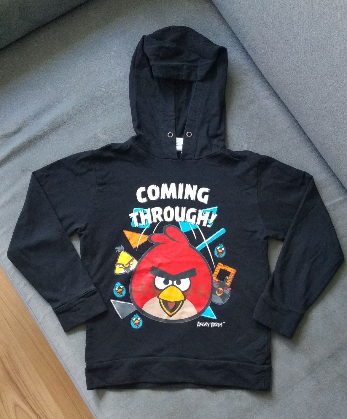 Bluza z kapturem Angry Birds rozmiar 116 dla chłopca, chłopięca