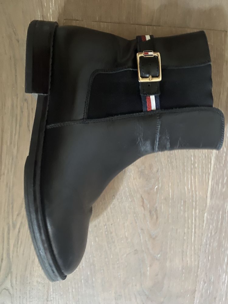 Tommy Hilfinger skórzane botki r38 super stan