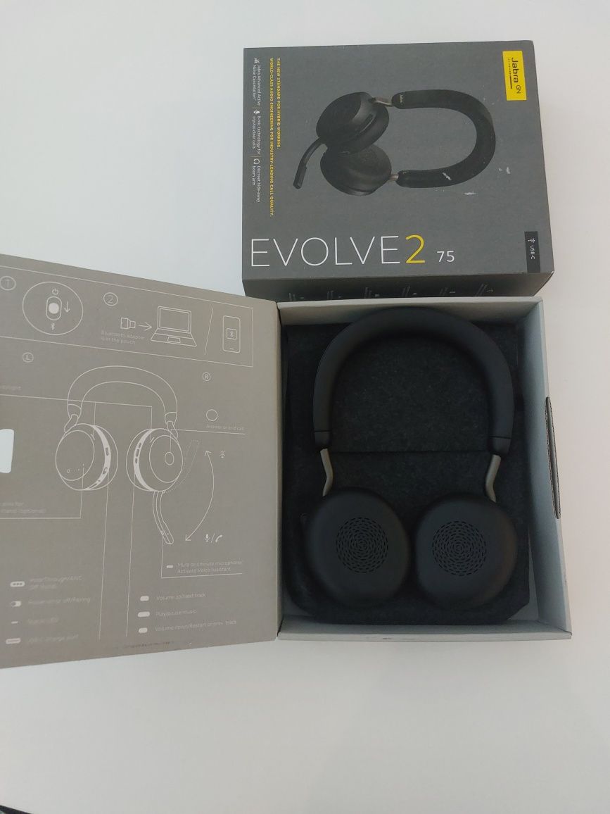Auscultadores Jabra EVOLVE2 75
