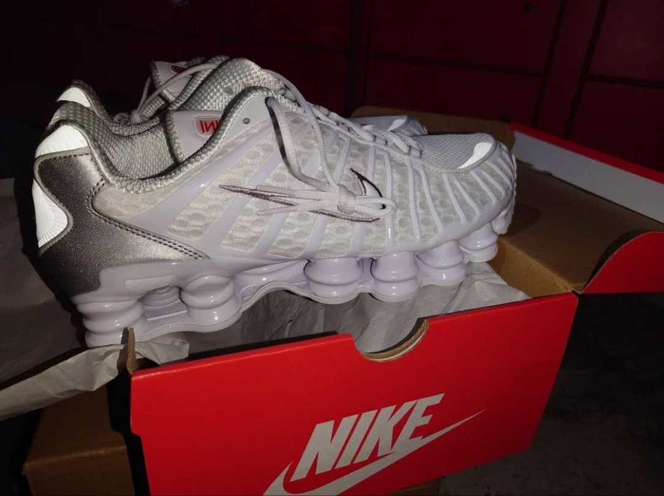 "Buty Trampki" Nike_Shox_TL_White_R.42