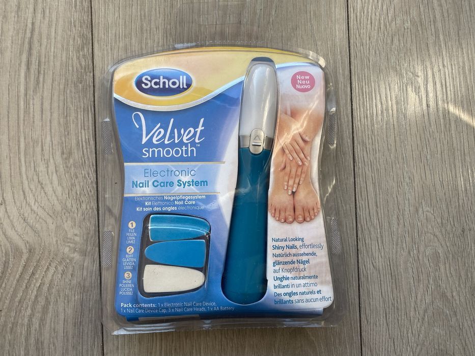 Nowy Elektryczny Pilnik do paznokci Scholl Velvet Smooth Okazja