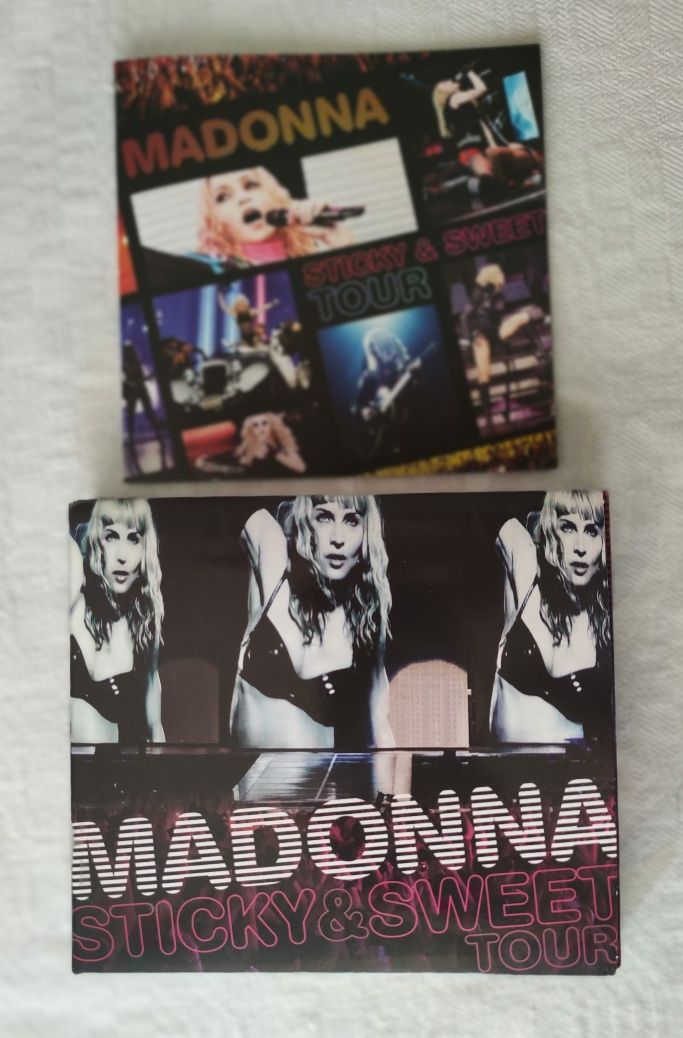 CD + DVD  Madona  -  Sticki & Sweet Tour