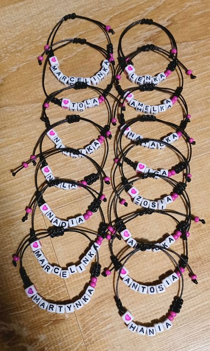 Bransoletka sznurkowa regulowana Wielkanoc