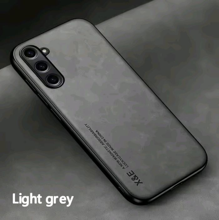 Розкішний шкіряний чохол для Samsung  S24 FE