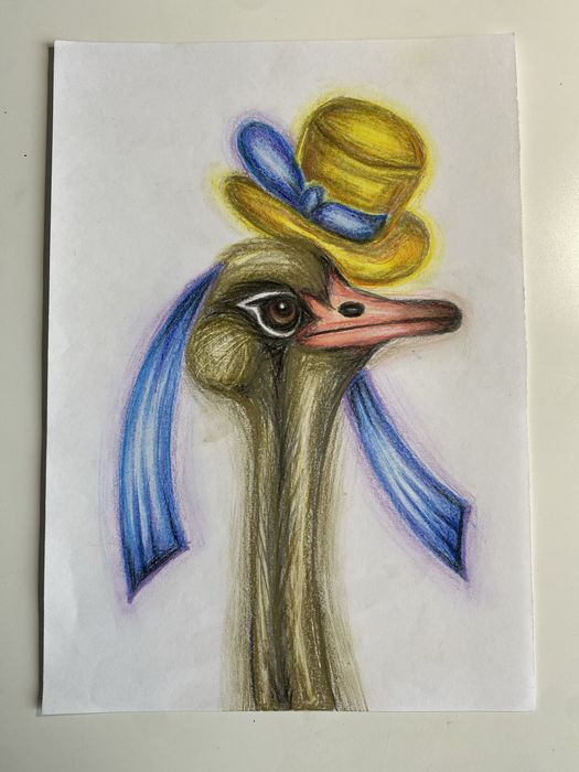 Rysunek ,,Struś”