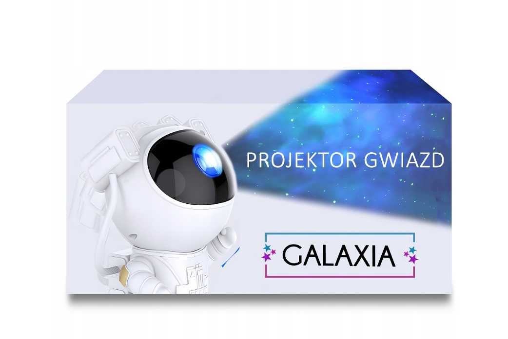 PROJEKTOR GWIAZD ASTRONAUTA Dla Dzieci Lampka Nocna Led Laserowy