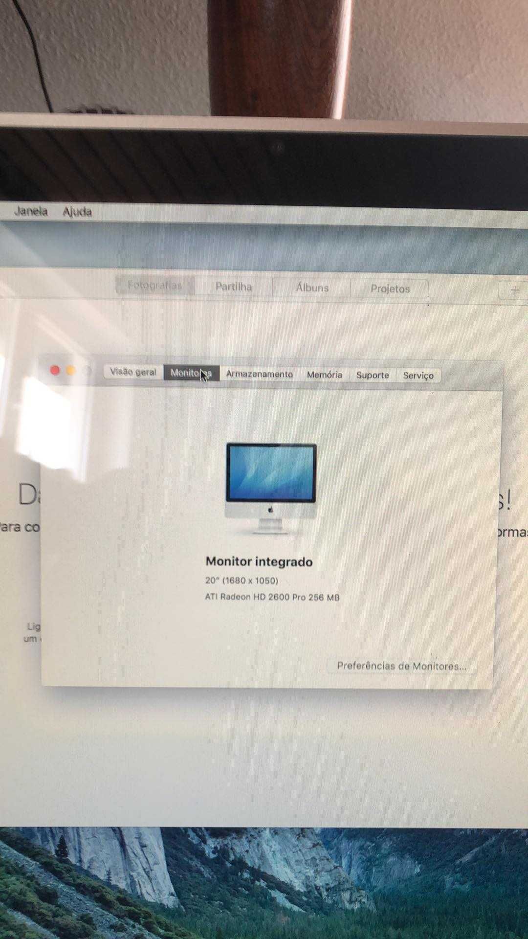 Imac de 2008 a funcionar