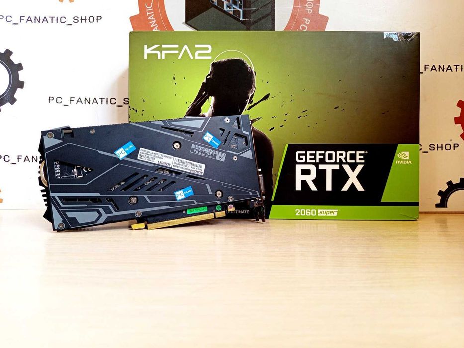 Відеокарта KFA2 GeForce RTX 2060 Super 1-Click OC Гарантія 3 місяці