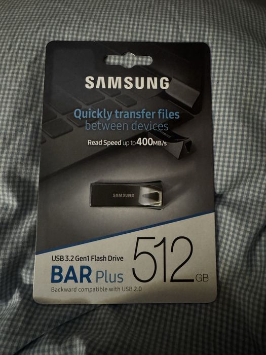 Флешка флеш память samsung bar plus 512Gb usb 3.2 gen 1