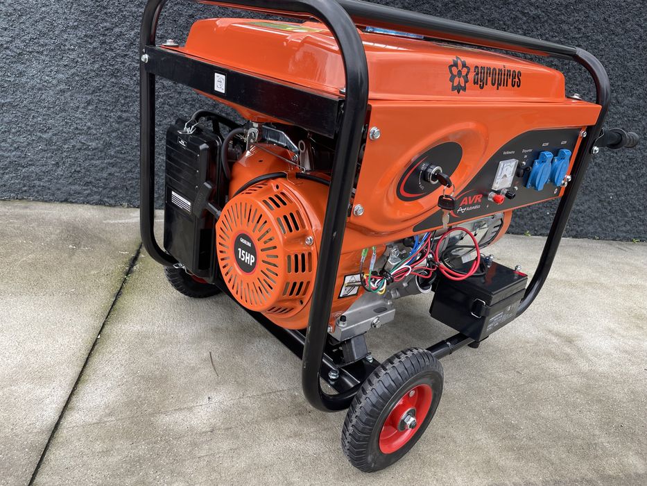 Gerador a gasolina com motor de arranque