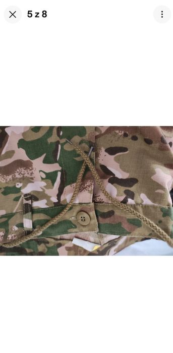 Super spodnie na ryby lub do lasu Multicam rozmiar XXL okolo100 cm pas