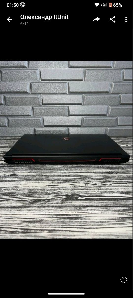 MSI GV62 8RE IPS/i7-8/GTX1060/16Gb/SSD512Gb  -