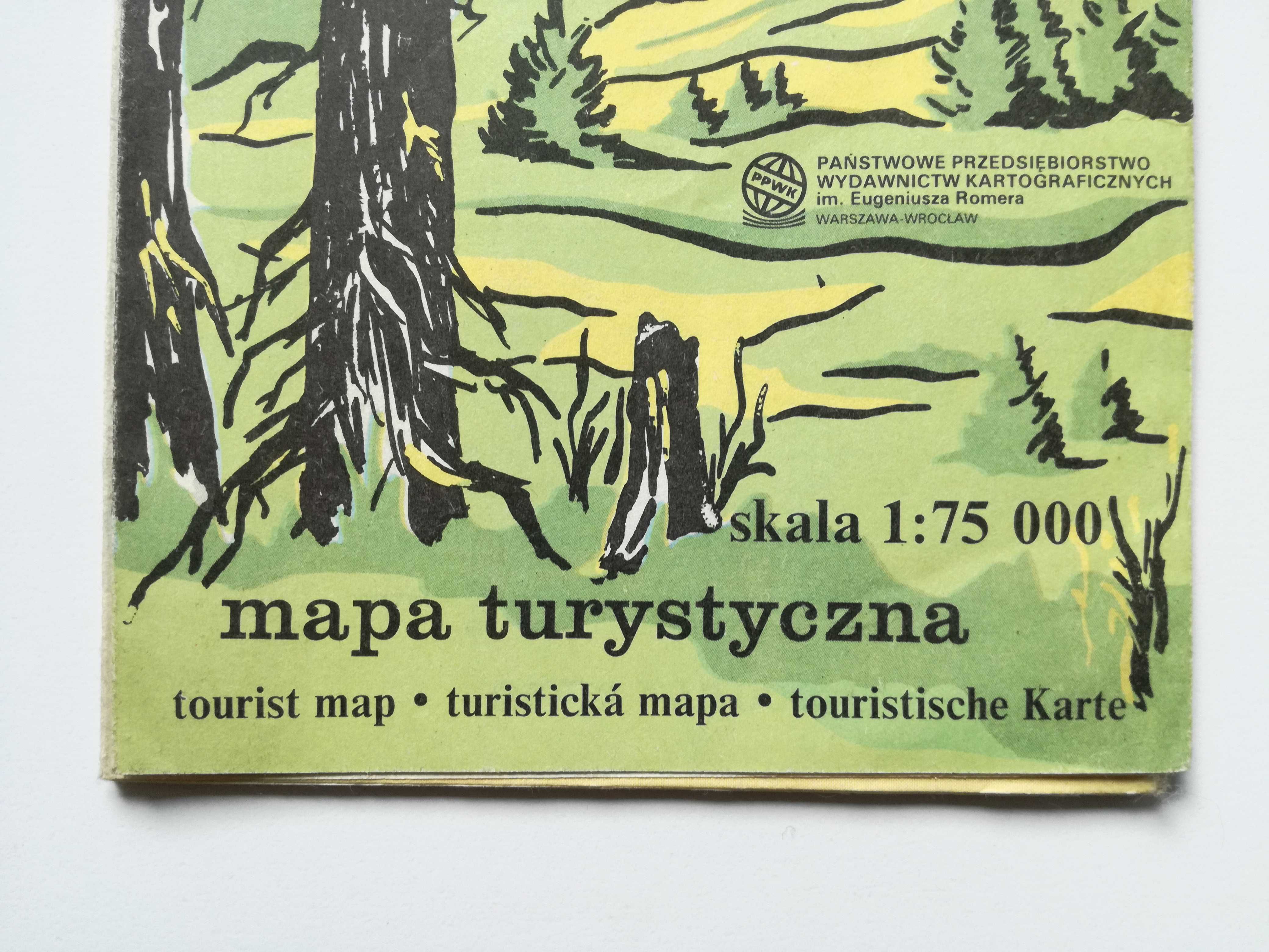 Gorce mapa turystyczna 1:75 000