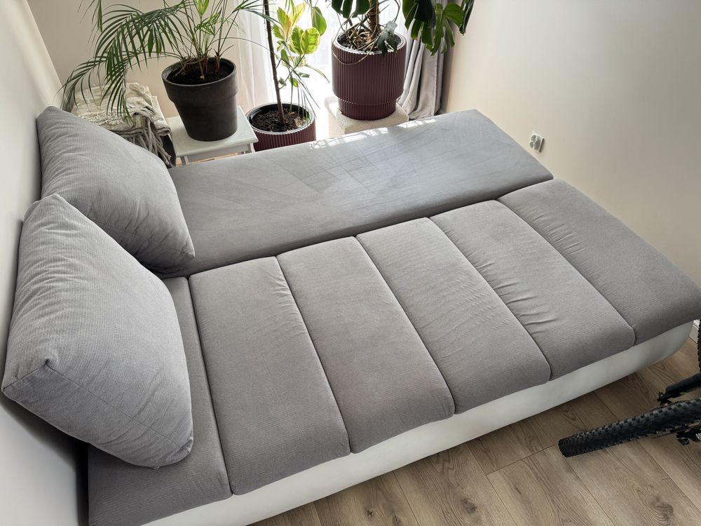 Sofa rozkładana, pojemnik, szerokość 198 cm, spanie 153 x 194 cm