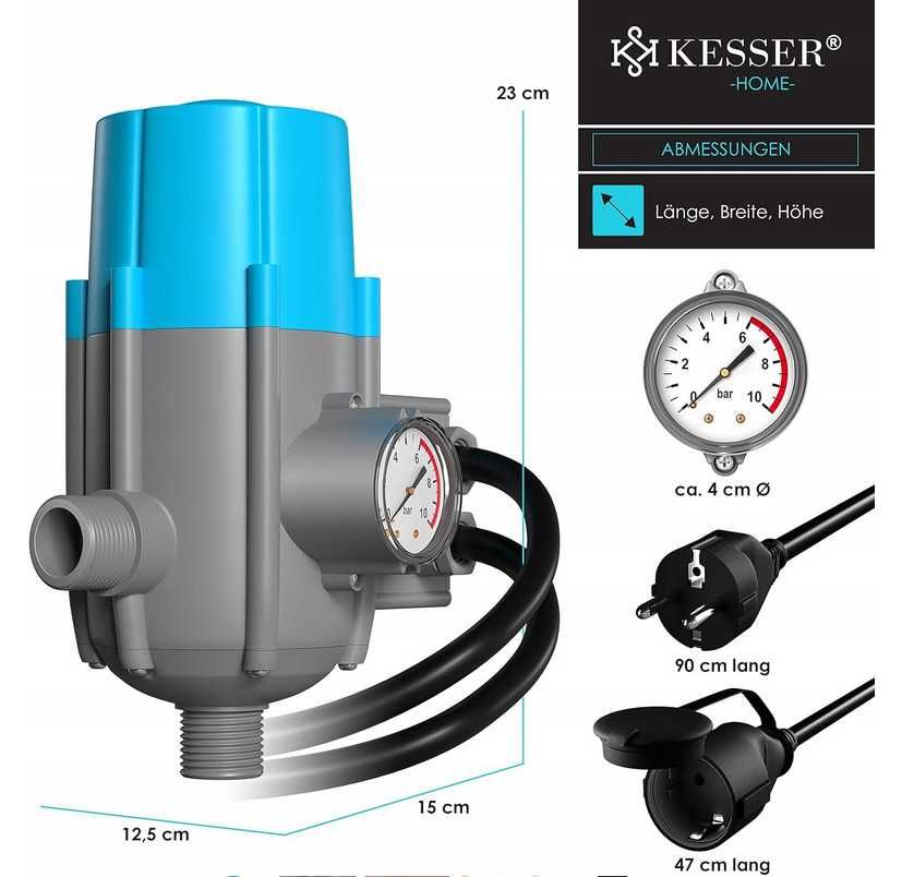 Pompa zestaw hydroforowy KESSER 1 W 9600 l/h