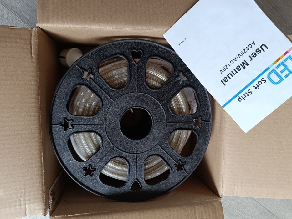 Tasma LED ALRA AR ST10 20m IP65 220V zimna biel 6500K nowa