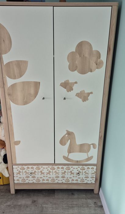 Szafa Timon Black Red White