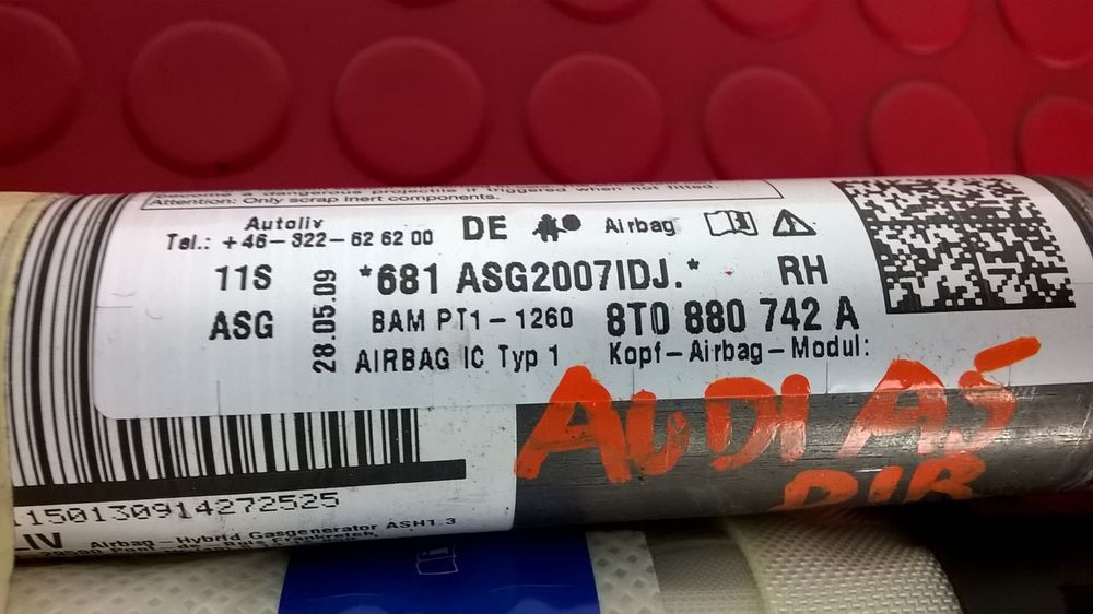 Airbag Cortina Direito [Audi A5]