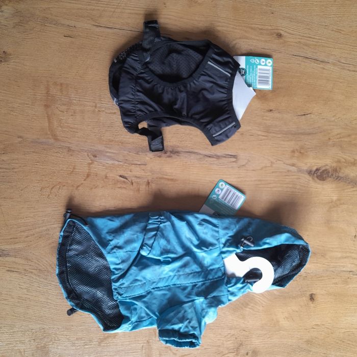 2x nowe ubranko dla pieska, rozmiar XS, długość grzbietu 25cm