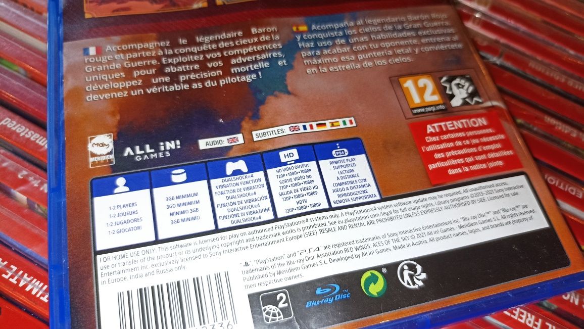 Red Wings Aces Of The Sky PS4 (rzadkość) sklep zamiana kioskzgrami