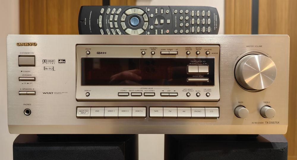 Sprzedam amplituner Onkyo + kolumny Wharfedale Diamond 9.4