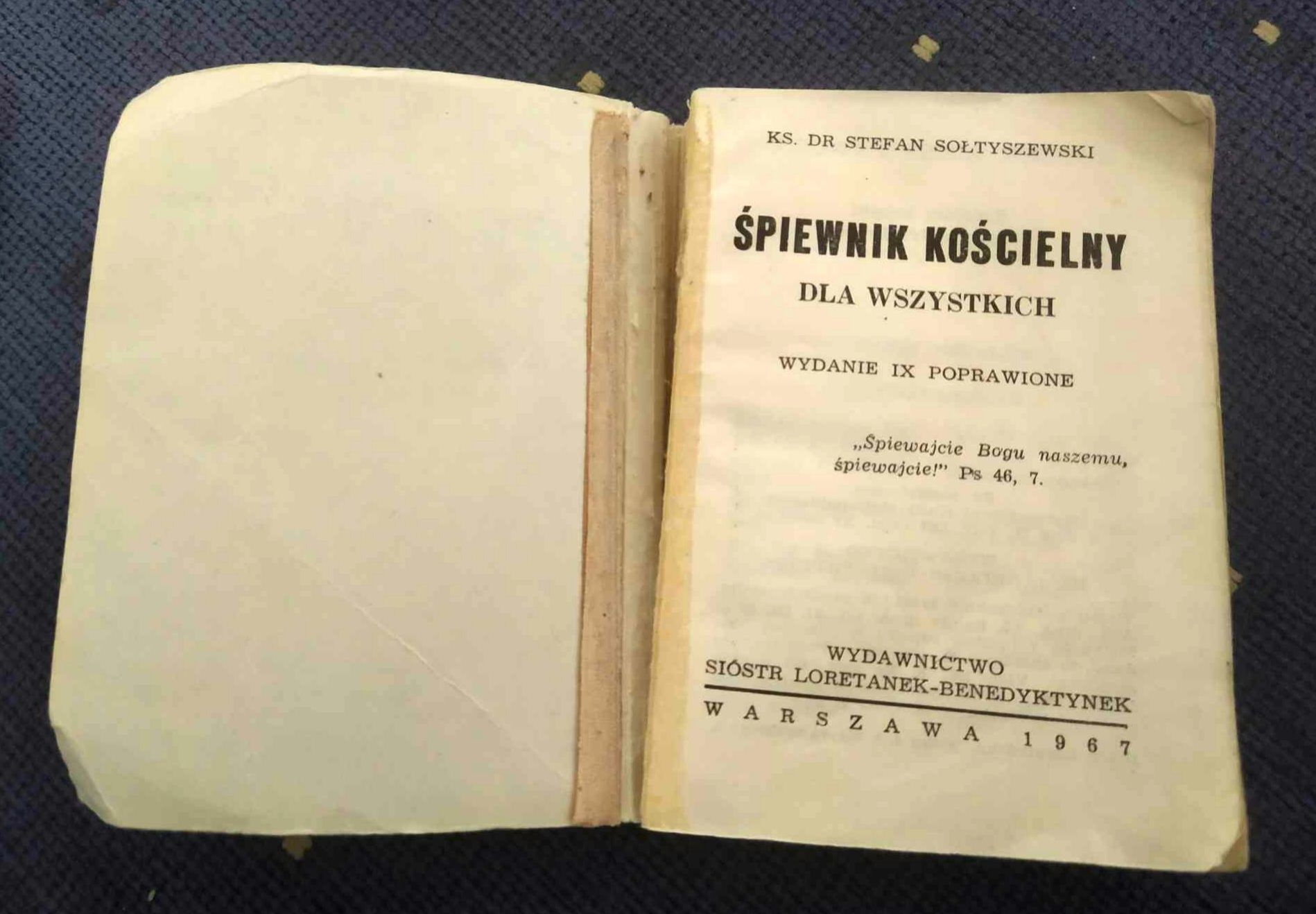 Śpiewnik kościelny, wydanie kieszonkowe, 1967