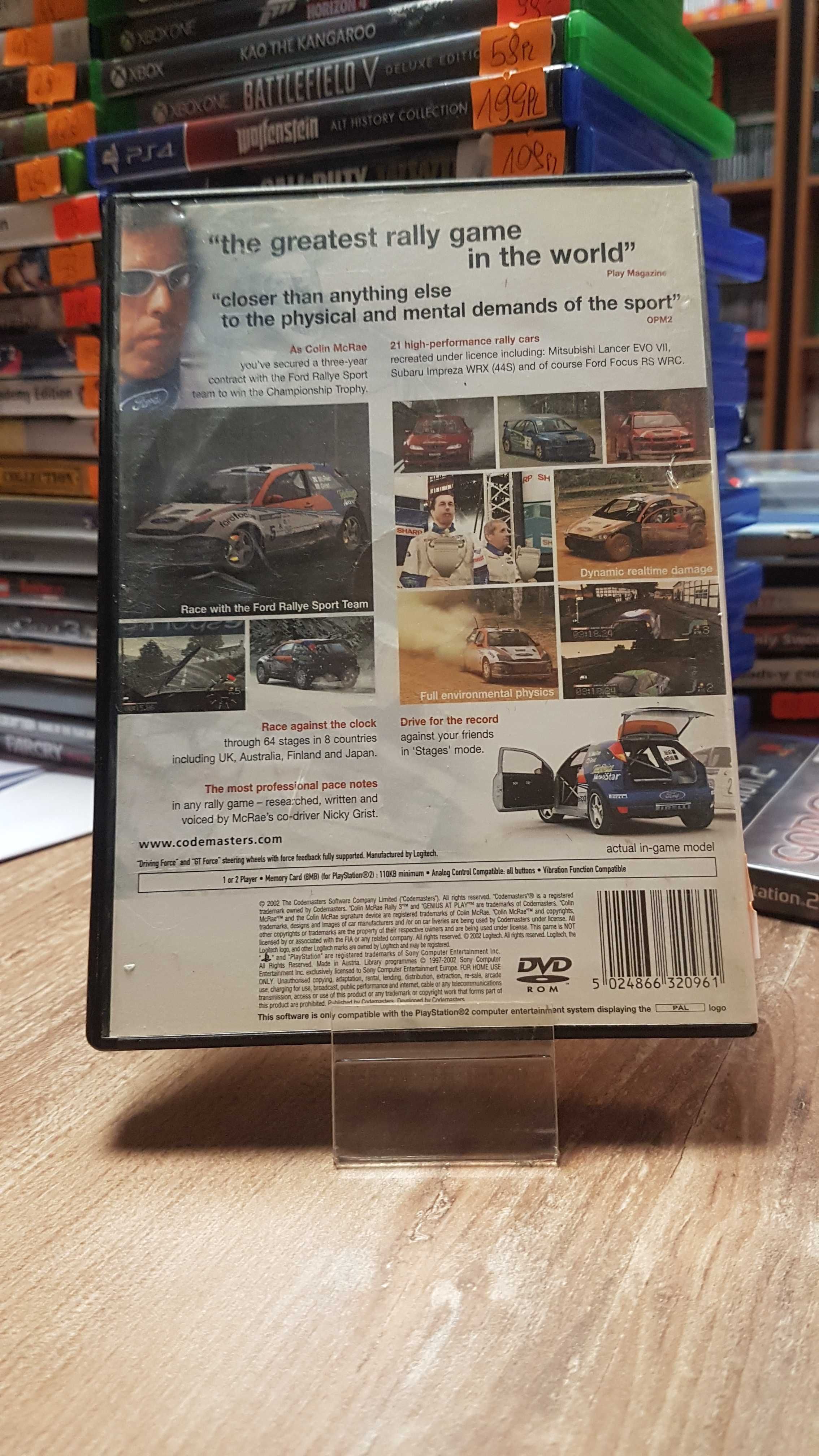 Colin McRae Rally 3 PS2 Sklep Wysyłka Wymiana