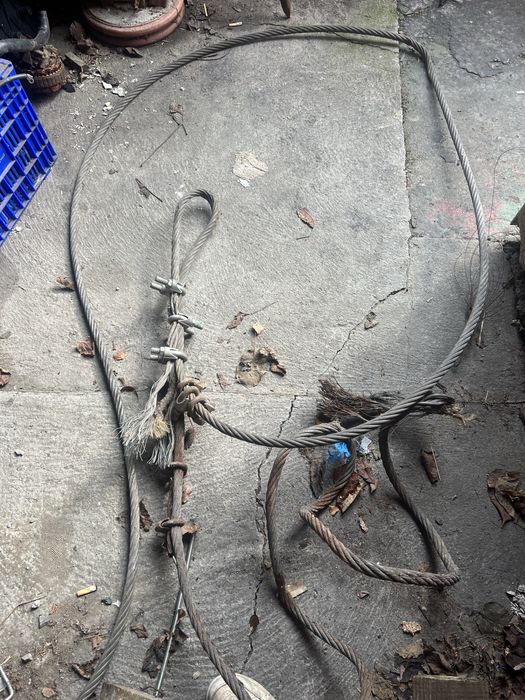 Lina zbrojona długa pleciona zakuta