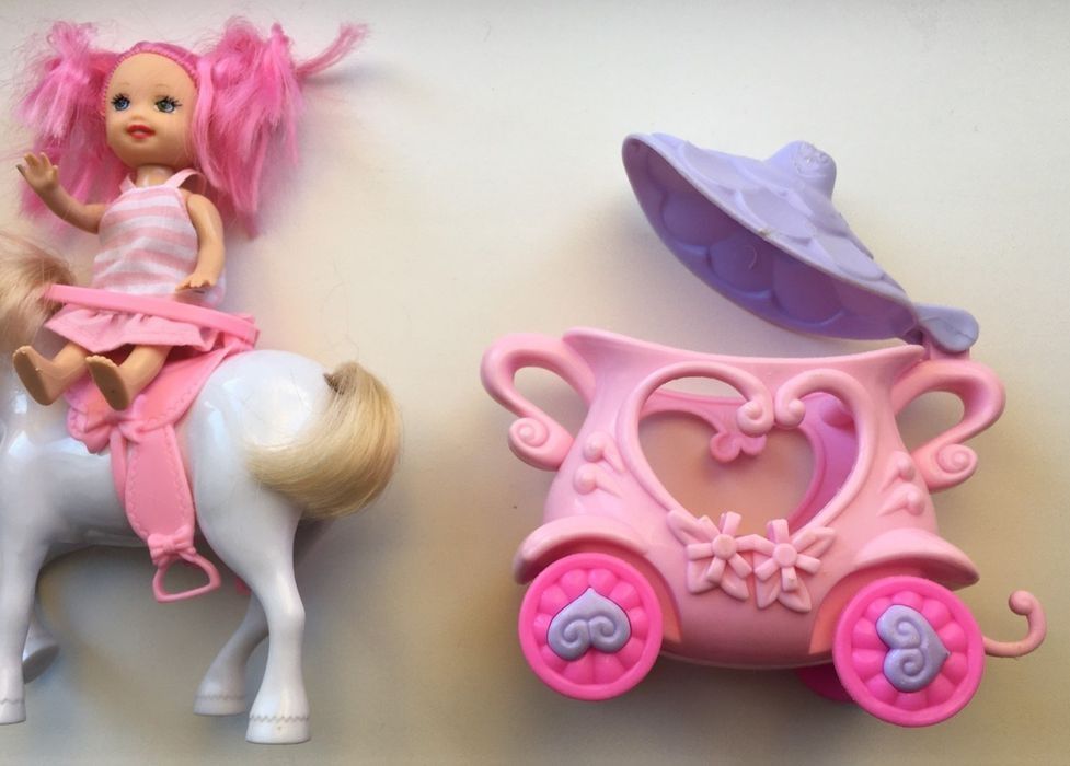 Лошадь лошадка Барби Barbie Mattel с упряжкой steffi evi horse 

лошад