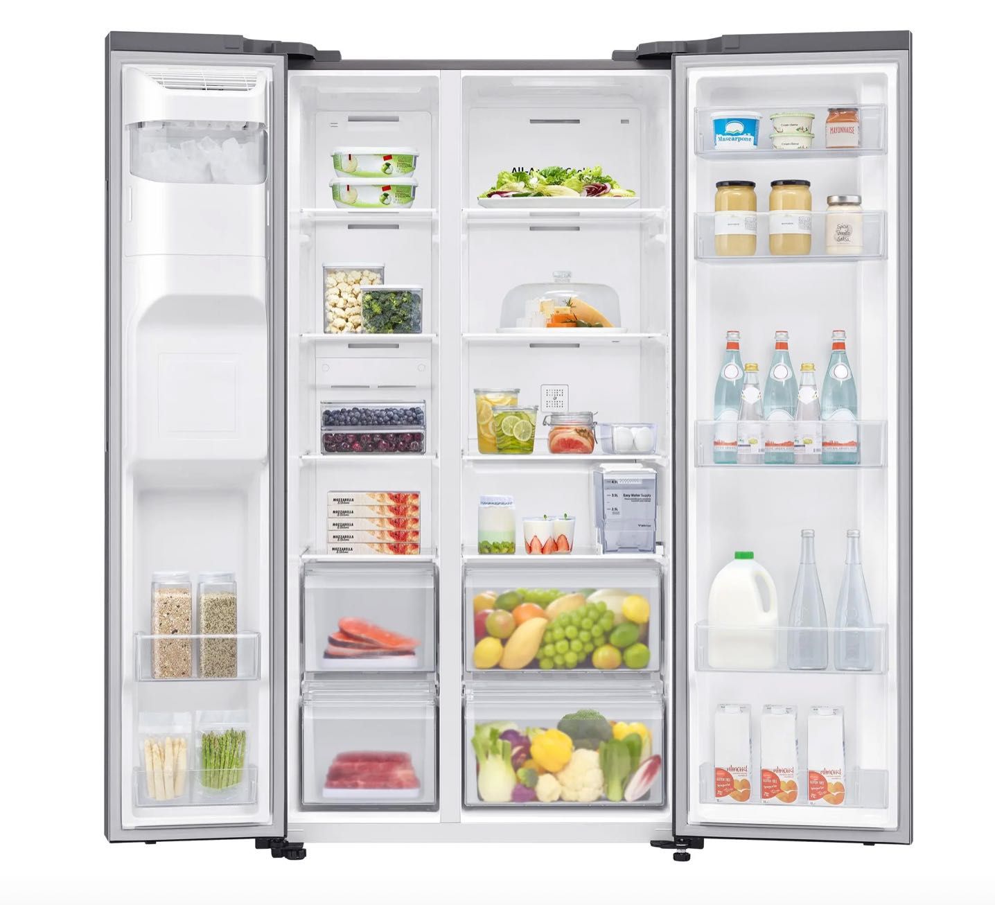 Lodówka SAMSUNG RS68A8820S9 / Kostkarka / Filtrowana Woda